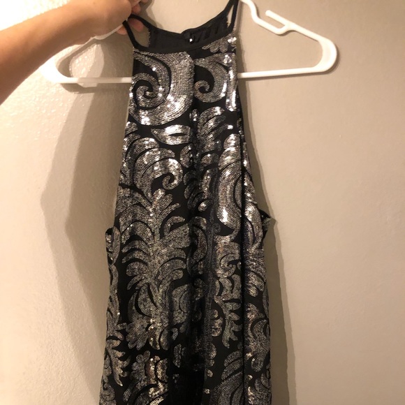 Show Me Your MuMu Dresses & Skirts - Show me your mumu black and silver sparkle dress